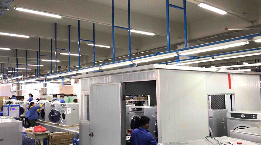金環(huán)電器如何保證客戶收到的滾筒干衣機(jī)運行時無異響？