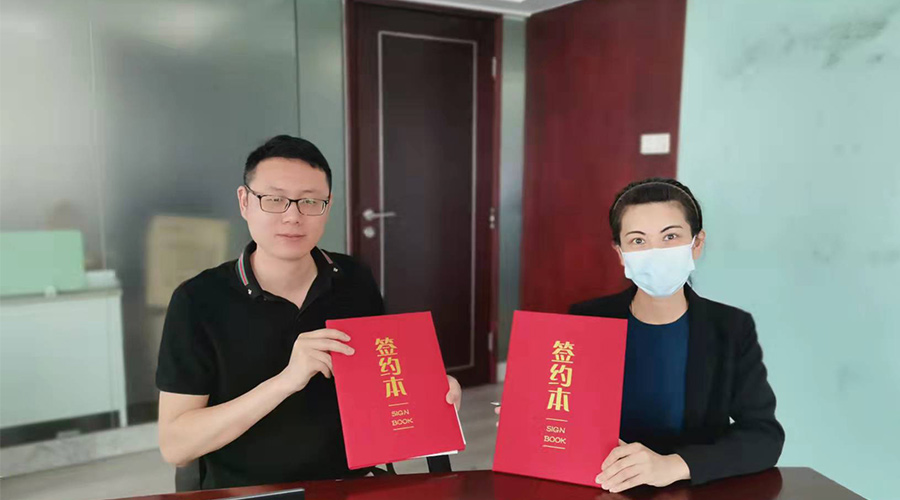 祝賀！金環(huán)電器與寧波某品牌電商客戶再次合作，簽約成功！